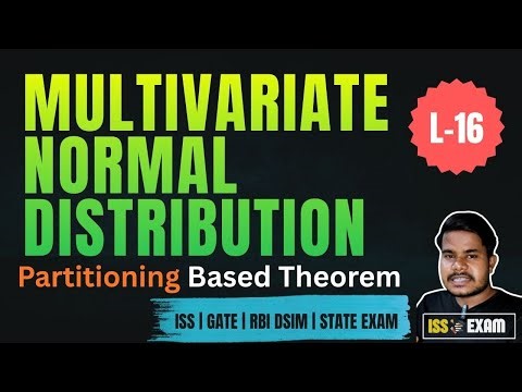 Multivariate Normal Distribution | MVND | Lecture - 16 | Partitioning | Marginal Distribution 