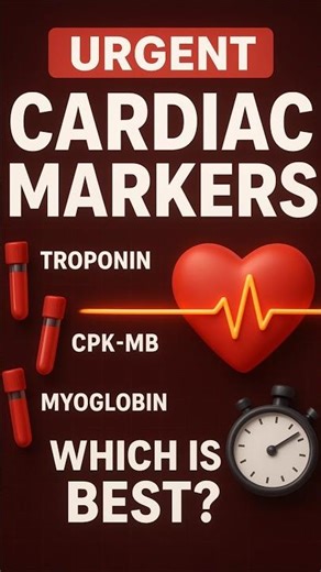 Cardiac Markers | Trop-I | CPK-MB | Myoglobin #cardiacmarkers #icu #heart