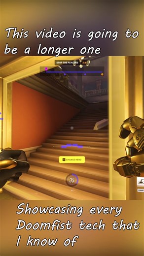 4 minute long video of doom tech, this is as in depth as I can go, so if you want better guides or more explanation April and GetQuakedOn would be your best bets. @vanascult @Kehnny @wasp @kitsune @GetTheVoke @fdm @SO𖥟 @munchky @gIak @Femmy #overwatch #doomfist #tech #movement #fyp