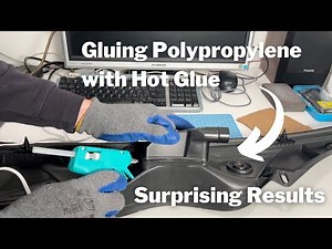 Gluing Polypropylene with Hot Glue - Will it work? Gluing Plastic PP / TPE