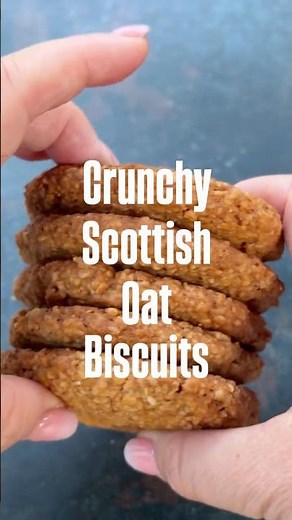 Crunchy Scottish oat biscuits