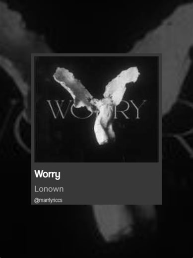 Worry (ultra slowed) | LONOWN, Riserayss #lyrics #fyp #song #marr #marrlyrics