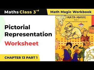 Pictorial Representation (Part 1) - Smart Charts Worksheet | Class 3 Maths Chapter 13 | 2024-25