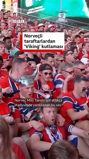 Norveçli taraftarların 'Viking' sevinci