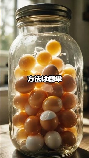 透明な卵の殻!? 酢で卵を漬けるとどうなる？ #shorts #驚きの雑学 #科学実験 #卵ハック #家庭で楽しく #親子で遊ぼう #驚きの発見