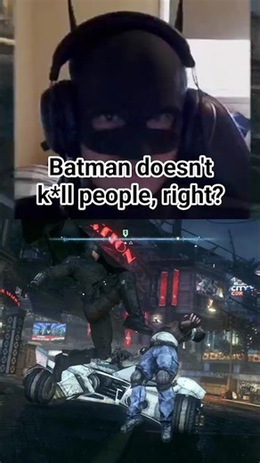 Batman breaking his own rule. #shorts #foryou #gaming #funny