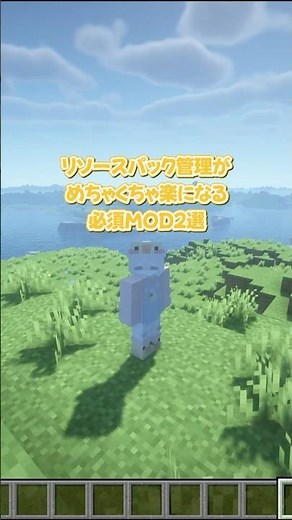 リソースパックの管理が楽になると嬉しいですよね？【マイクラ】