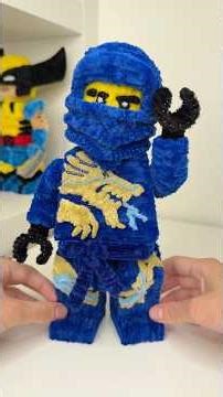 Making Lego Ninjago DX Jay Megafigure with pipe cleaners #lego #ninjago