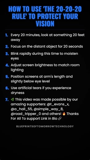 How to Use 'The 20-20-20 Rule' to Protect Your Vision #ad (Verify Info)