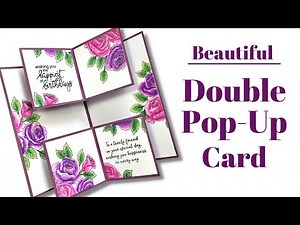 Make This Beautiful Double Pop Up Card