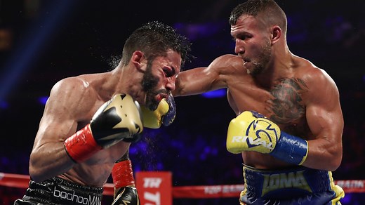 ENTER THE MATRIX Vasyl Lomachenko beat Jorge Linares with ONE HAND after he was dropped for the first time in his career