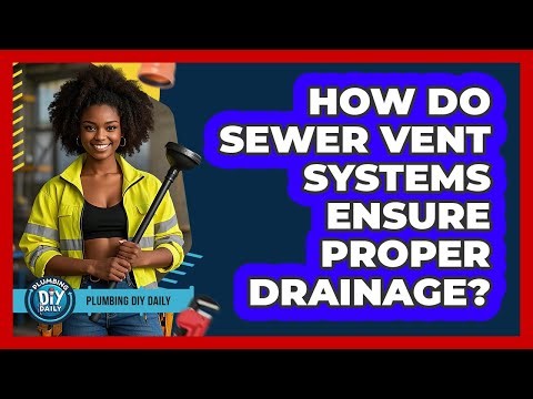 How Do Sewer Vent Systems Ensure Proper Drainage? - Plumbing DIY Daily