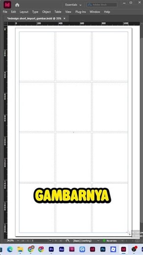 #indesigntutorial how to import multiple images