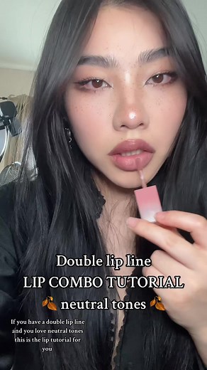 Neutral Tone Lip Combo Tutorial for Double Lip Line