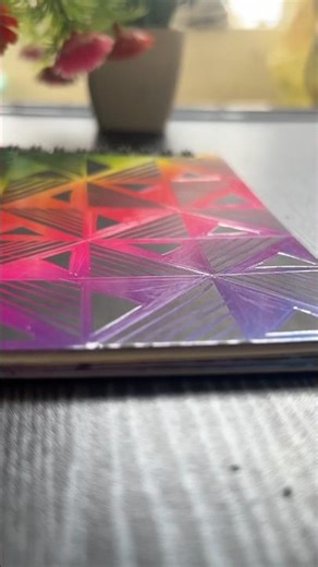 SCRATCH BOOK | MANDALA |MAGIC BOOK 🎨 #viral #art #easydrawing #simple #drawing #drawingforkids