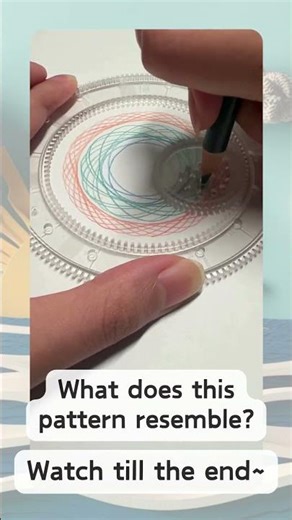 Satisfying geometric patterns Spirograph art #155