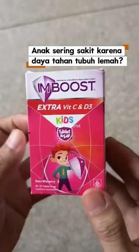 Imboost kids Tablet Hisap Vitamin Extra Vit C & D3 #vitamin #review #imboost