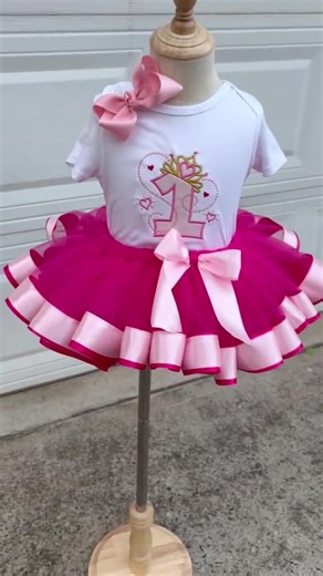 Baby Tutu Outfit, Custom Birthday Outfit, Toddler's Tutu, Pink Tutu, Kid's Birthday Tutu, Tutu With Shirt, Kid's Custom Tutu Set - Etsy