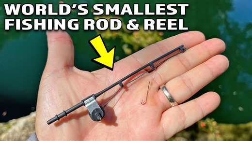 Tiny rod, huge fish - Monster Mike tests the world’s smallest setup