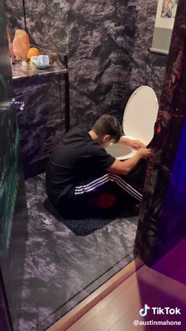 When your boys sick after a night out #dirtywork #dirtyworkchallenge #battleofthecentury #justdiyit