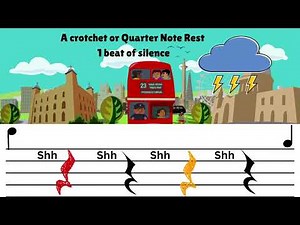 MUSIC SYMBOLS AND MUSIC RESTS FOR KIDS