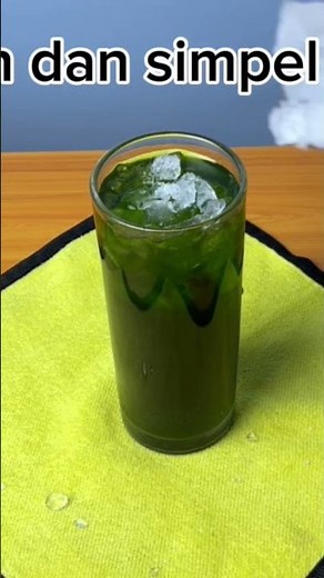 Resep mudah cara buat teh hijau viral