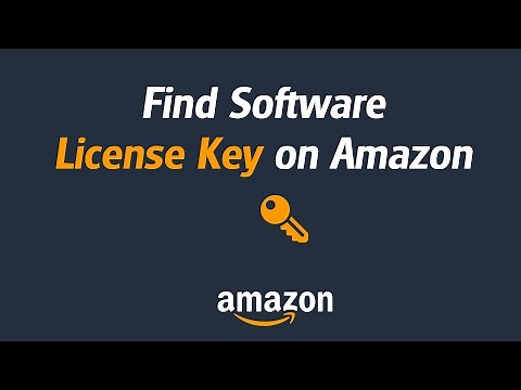 How To Find Software Activation Code (License Key) on Amazon