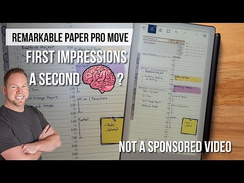 reMarkable Paper Pro Move First Impressions as a Second Brain | PART 1