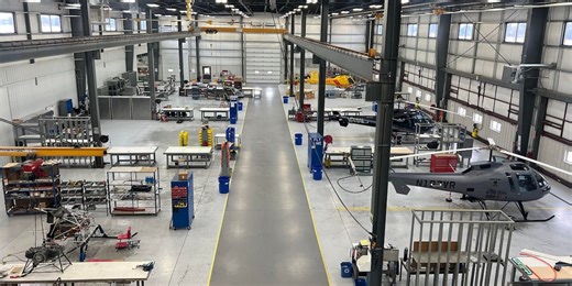 Menominee factory builds helicopters from scratch