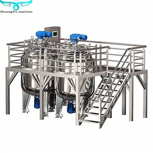 [Hot Item] Paddle Mixer Type and Liquid with Suspended Solids Application Shampoo Mixing Machine Washing Powder Making Machine