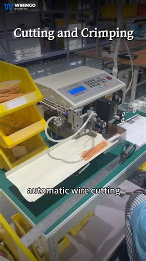 Cutting and Crimping #SMT #PCBA #Manufacturing #ElectronicsFactory #EMS