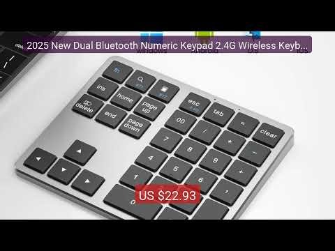 2025 New Dual Bluetooth Numeric Keypad 2.4G Wireless Keyboard ... — Best Buy 2026 | Great Quality!