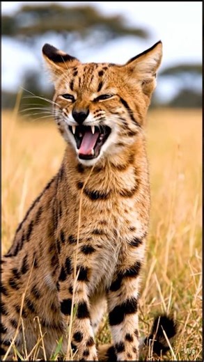 Wild cat meowing sounds