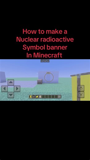 Cómo hacer un banner de símbolo radiactivo en Minecraft