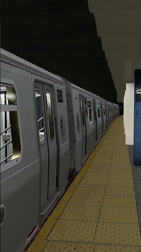OpenBVE Shorts: R179 M Train arriving at Jackson Heights #nycsubway #train #nyc
