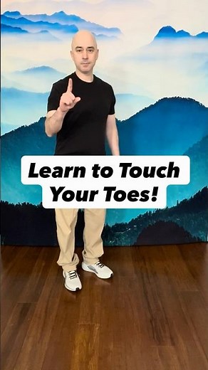 One secret to touch your toes