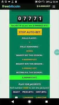 BEAU CRAWL - Low Balance Strategy - Everyday Bitcoin Harvesting With Multiply Freebitcoin Part1