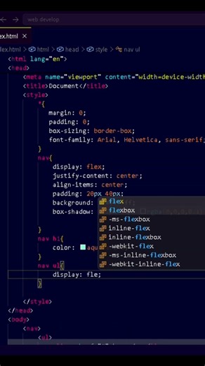 Every Beginner Should Build This Navbar 💻 #shorts #webdevelopment