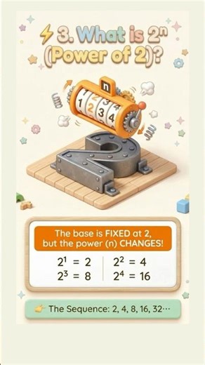 What is 2ⁿ? 🤯 Power of 2 Trick! | CBSE Maths Class 6