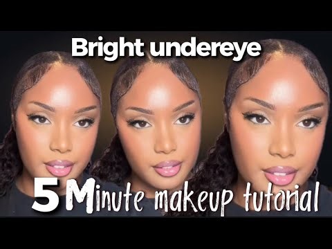 5-Minute Full Coverage Makeup Tutorial | Quick Morning Routine + Bright Undereye