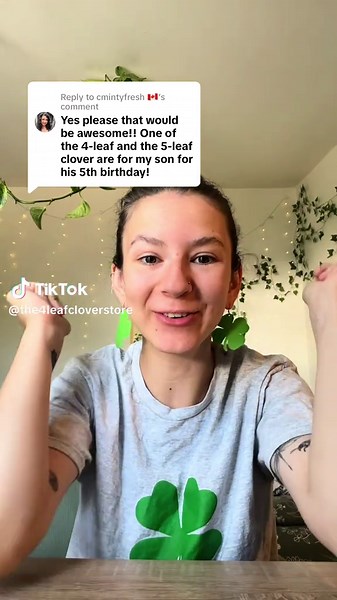 Unique Five Leaf Clover Packaging for Birthdays