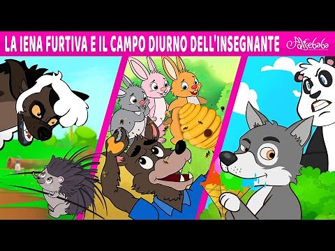 La Iena Furtiva & Grande Lupo Cattivo E Tre Conigli | Storie Per Bambini Cartoni Animati I Fiabe