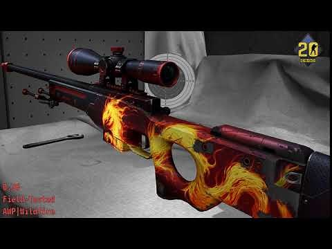 AWP Wildfire Wear/Float