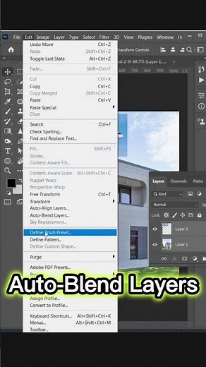 Auto Blend Layers Powerful Technique in Photoshop