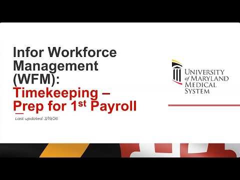 Infor WFM Timesheet Review and Common Questions Day Divide