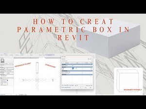 How to create parametric rectangular box family in Revit (Beginner Friendly)