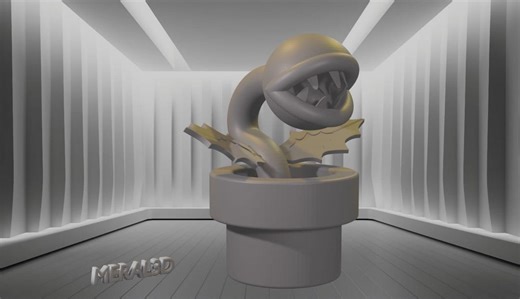 Fichier STL 3D Mario Plant Piranha - Etsy France