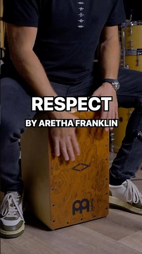 RESPECT by Aretha Franklin #percussion #cajonlesson #drums