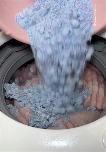 Laundry ASMR: Ice & Powder Sounds