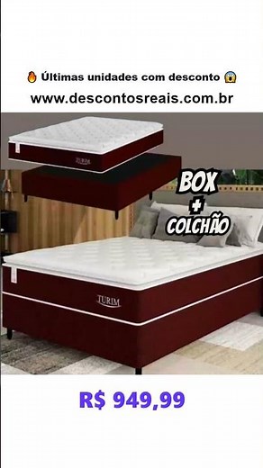 Cama Box Casal (Box + Colchão) Plumatex Mola Ensacada 53cm